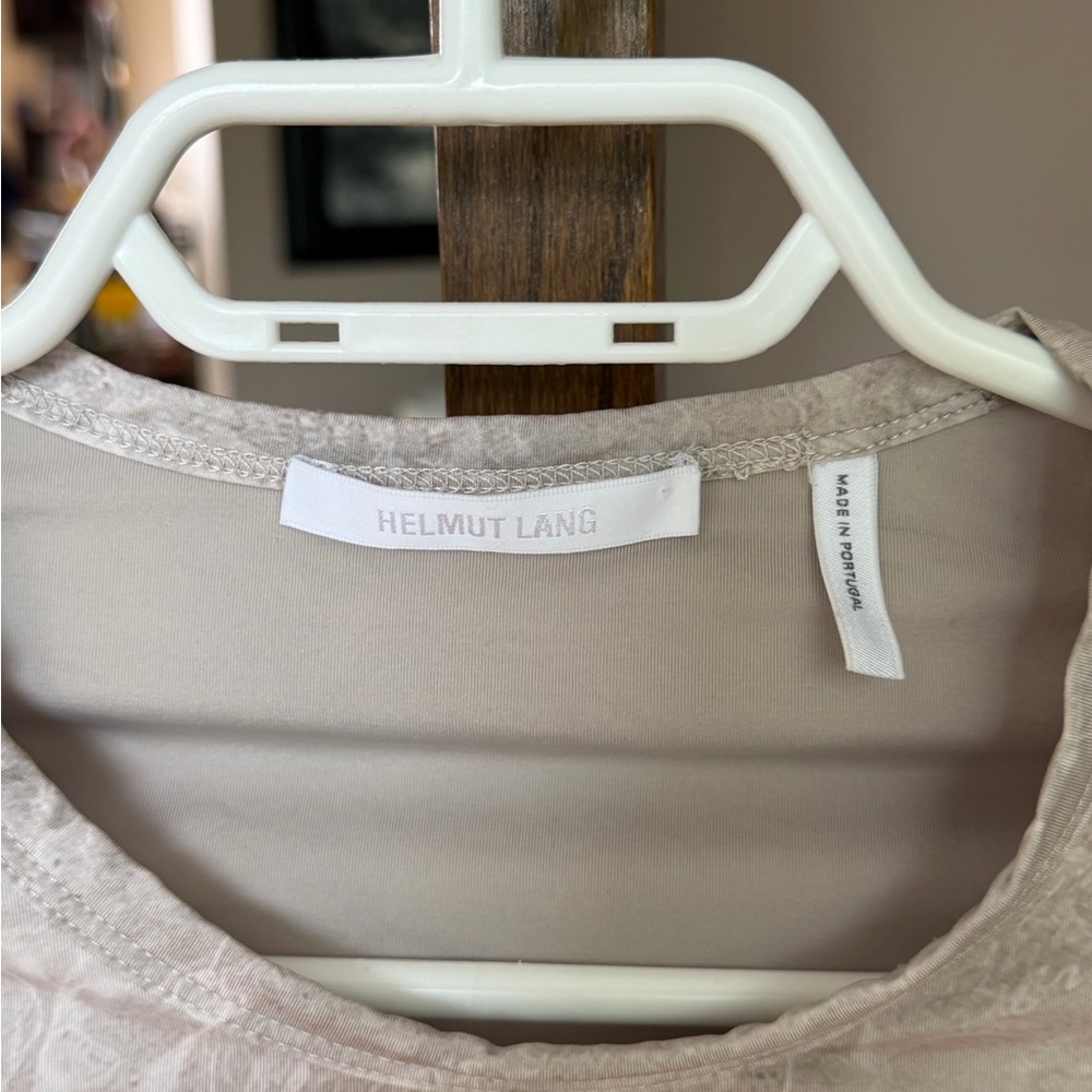 Helmut lang Neutral Marble-Print Tee - Picture 2 of 5